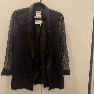 Cami NYC silk blazer with lace sleeves.  New with tags.  Size small.